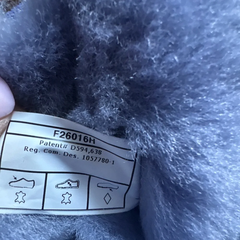 UGG Blue Suede Boots with Tan Soles - Picture 6 of 7